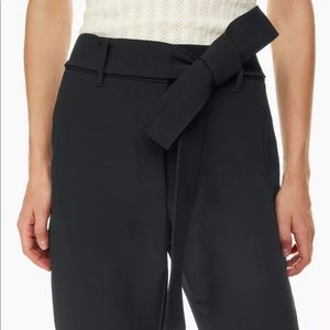 Wilfred Tie Front Pant Dark Greg Size 0